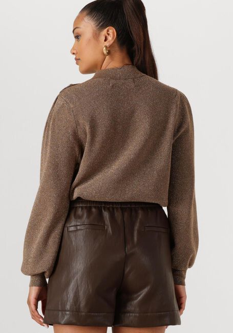 Taupe NUKUS Trui DAYTONA PULLOVER LUREX - large