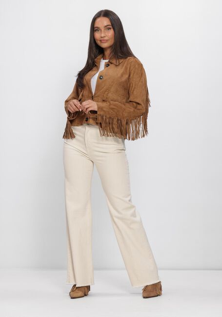 NEO NOIR Jack LAURON FAUX SUEDE JACKET en marron - large