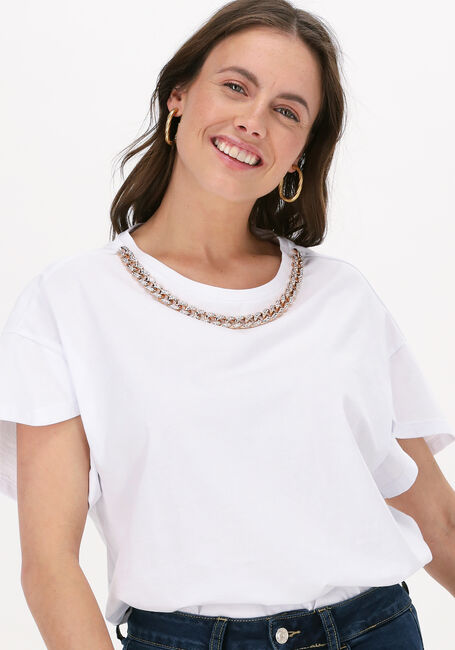 LIU JO T-shirt T-SHIRT MODA M/C en blanc - large