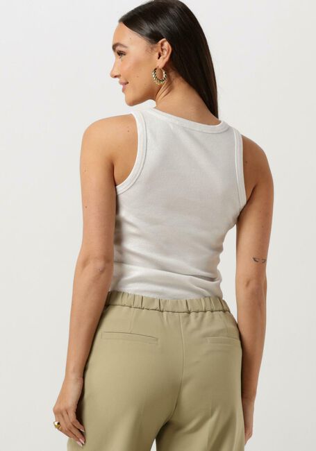 Gebroken wit SUMMUM Top RIB TANKTOP COTTON RIB - large