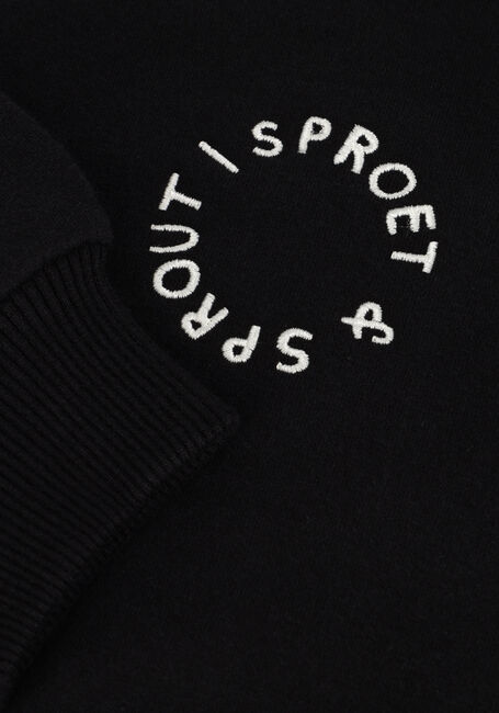 Zwarte Sproet & Sprout Trui SWEATSHIRT SPROET CHEST PRINT Zwarte Sproet & Sprout Trui SWEATSHIRT SPROET CHEST PRINT - large