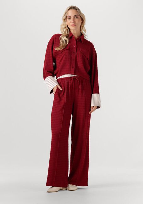 Bordeaux REFINED DEPARTMENT Wijde broek MARA PANTS - large