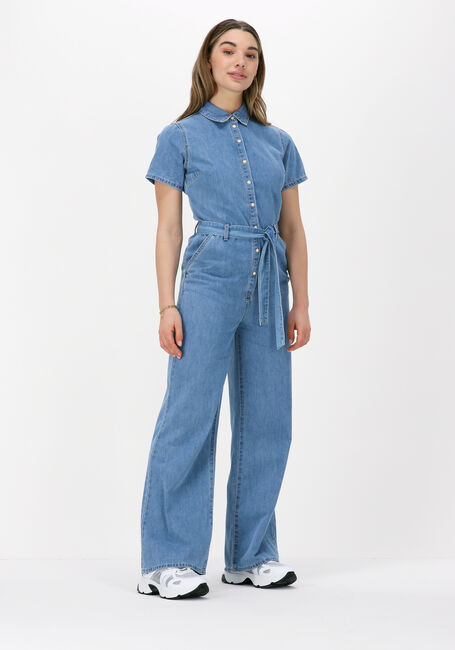 OBJECT Combinaison NORMA DENIM JUMPSUIT Bleu clair - large