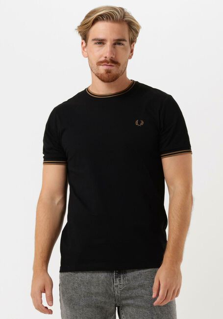 FRED PERRY T-shirt TWIN TIPPED T-SHIRT en noir - large