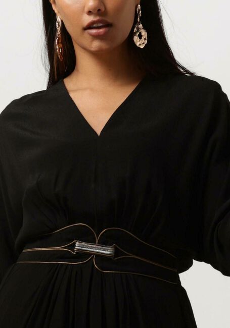 Zwarte LOUIZON Maxi jurk ALJAMBRA - large