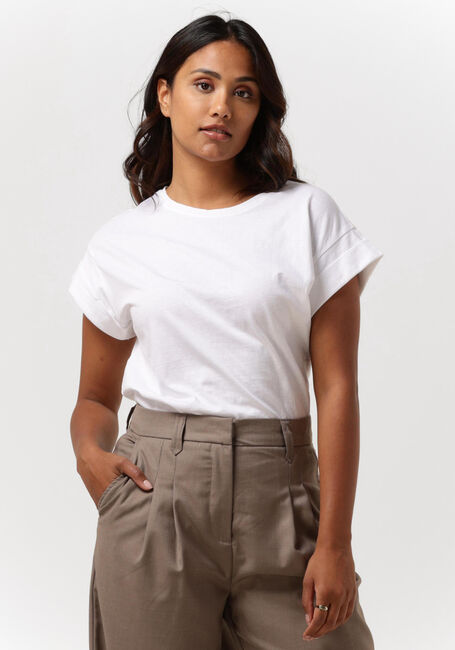 Witte MSCH COPENHAGEN T-shirt ALVA ORGANIC STD TEE - large