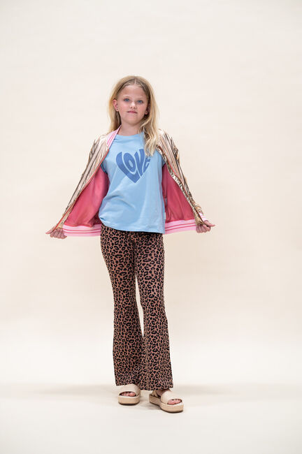 PETIT BLUSH Pantalon évasé BOWIE FLARED PANTS en marron - large