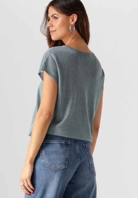 MINUS Haut CARLINA KNIT TEE en bleu - large