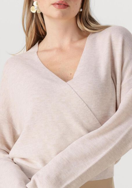 Ecru ANOTHER LABEL Trui LENA KNITTED PULL L/S - large