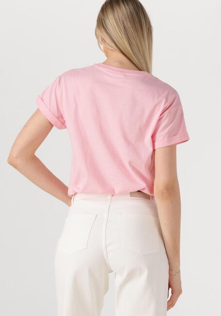COLOURFUL REBEL T-shirt UNI LOGO BOXY TEE en rose - large