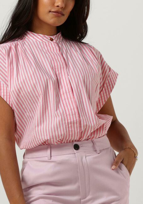 SCOTCH & SODA EXTENDED SHOULDER ROLL SLEEVE SHIRT Blouses Rose clair - large
