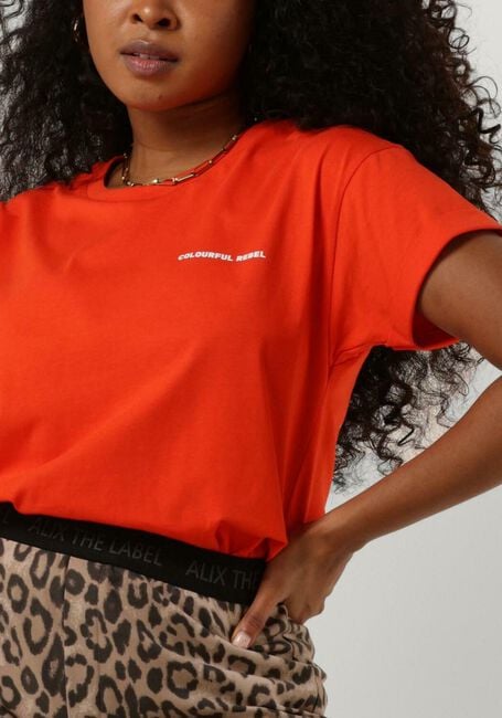 Oranje COLOURFUL REBEL T-shirt SELF LOVE CLUB BOXY TEE - large