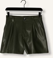 VANILIA FAUX LEATHER SHORTS Pantalons en vert VANILIA FAUX LEATHER SHORTS Pantalons en vert - medium