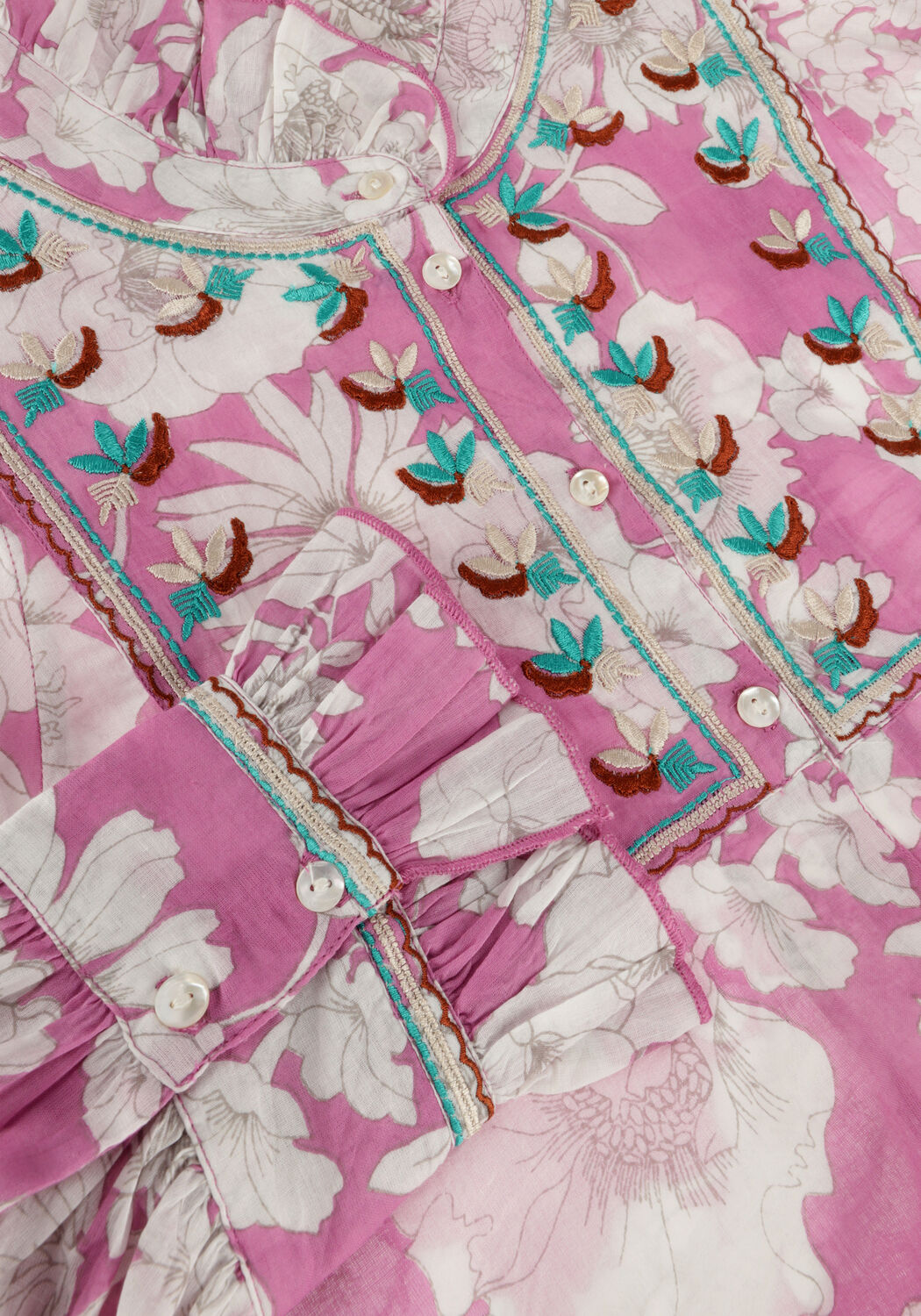 Roze ANTIK BATIK  PEONY BLOUSE - large