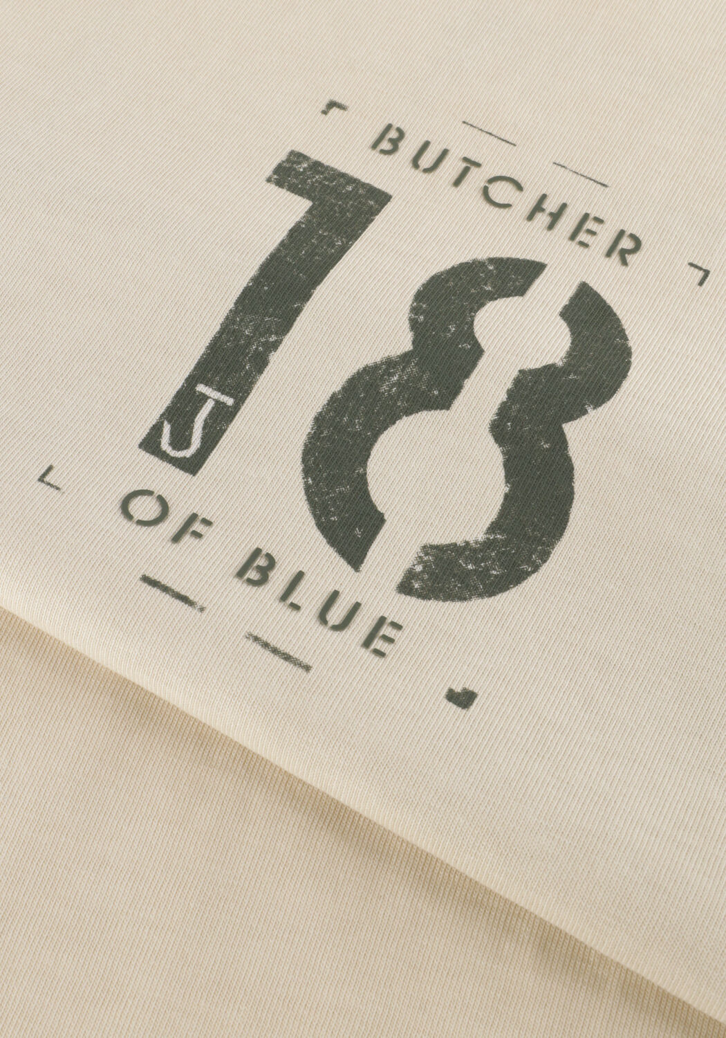 BUTCHER OF BLUE T-shirt ARMY 18 STENCIL TEE en beige - large
