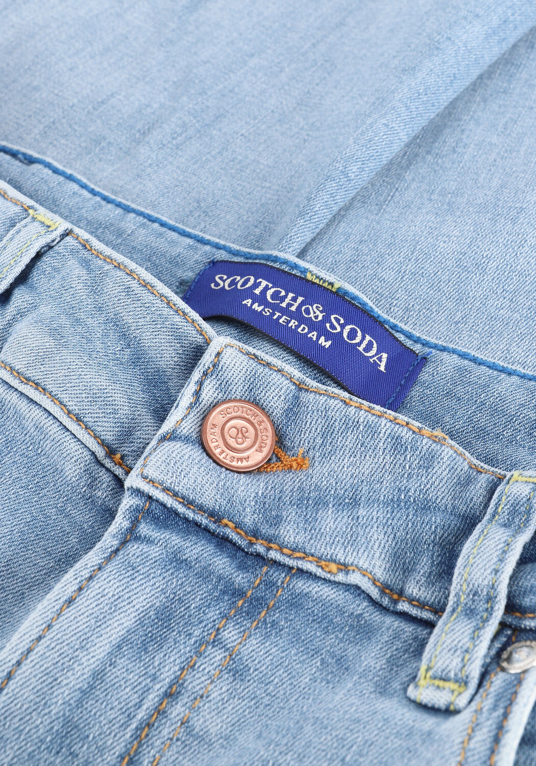 SCOTCH & SODA Skinny jeans SKIM SUPER SLIM JEANS Bleu clair - large