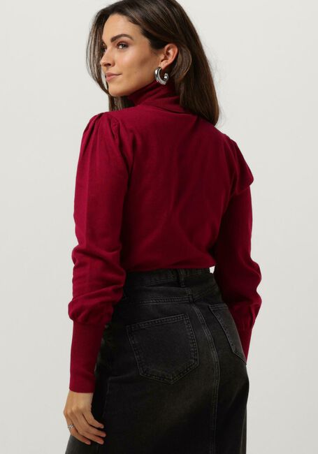 YDENCE Col roulé KNITTED TOP LIV Bordeaux - large