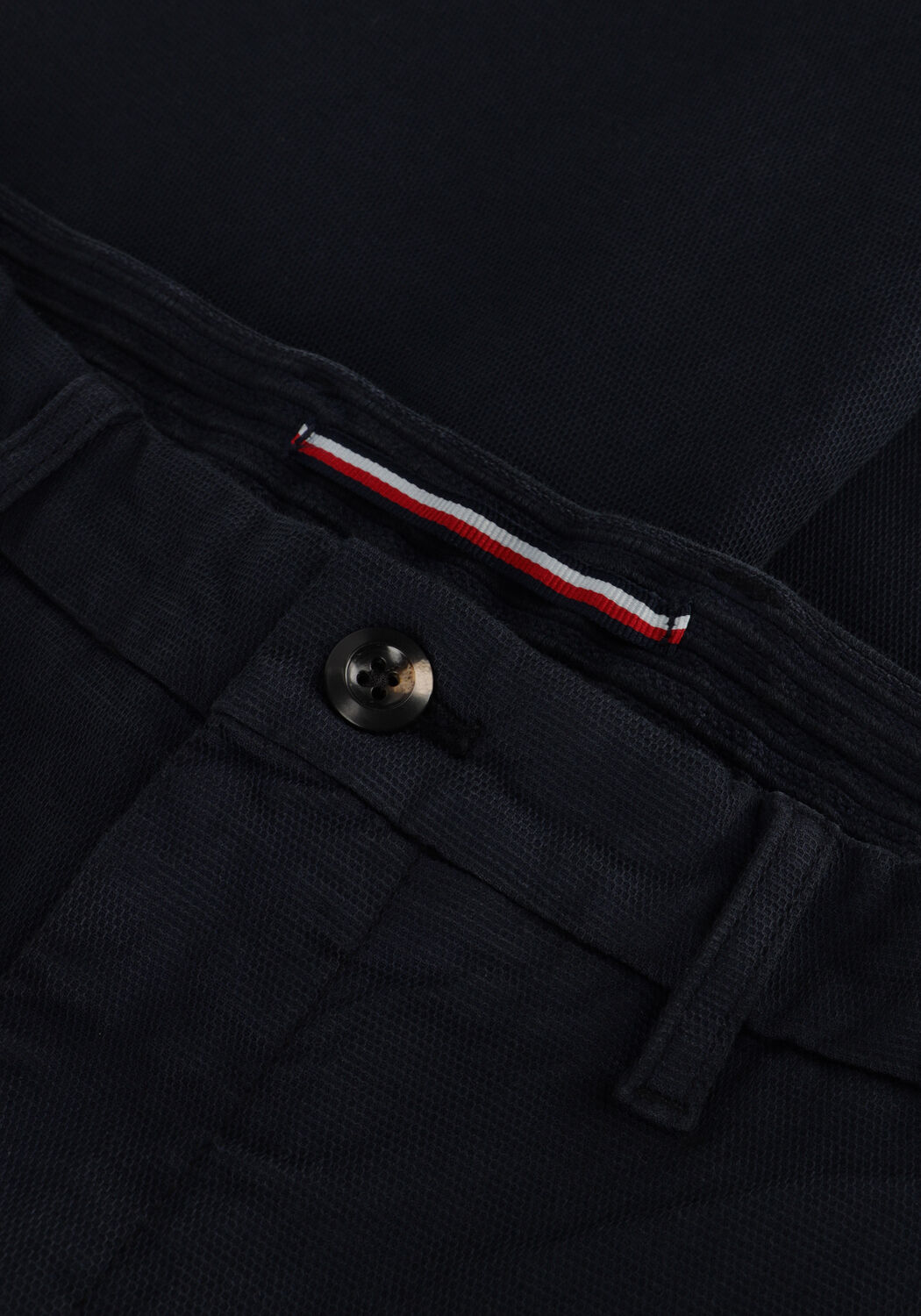 Donkerblauwe TOMMY HILFIGER Chino CHINO BLEECKER STRUCTURE GMD - large