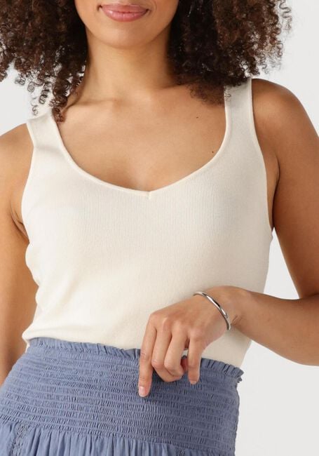 YDENCE Haut KNITTED TOP LENNY Écru - large
