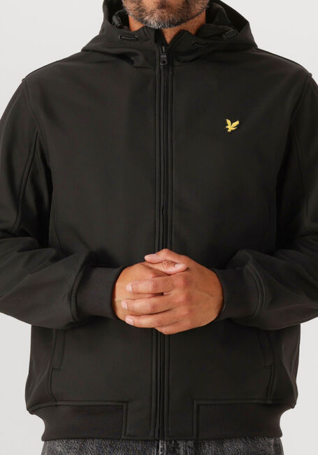 LYLE & SCOTT Jack FLEECE BACK SOFTSHELL en noir - large