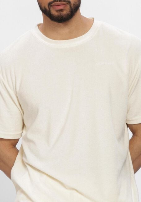 ANERKJENDT T-shirt AKVILLADS FROTTE T &Eacute;cru - large