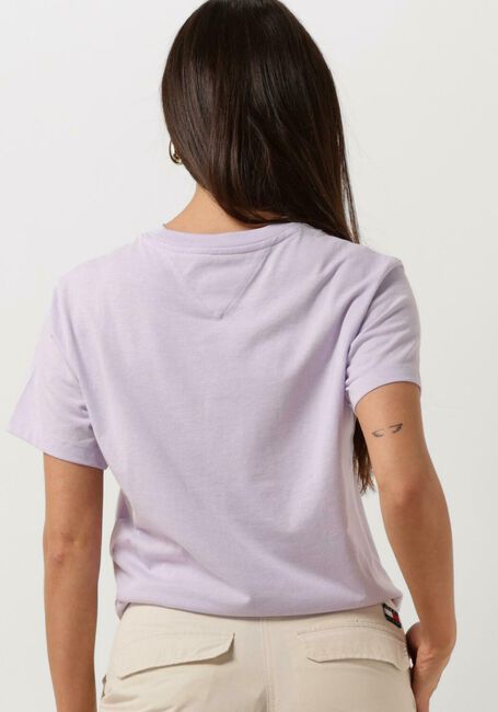 TOMMY JEANS T-shirt TJW BXY BADGE TEE Lilas - large