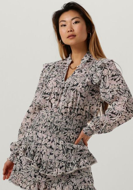 Zwarte NEO NOIR  HAMA SWEET FLORAL BLOUSE - large