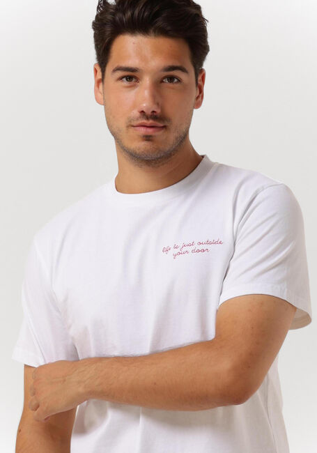 FORÉT T-shirt WAVE T-SHIRT en blanc - large