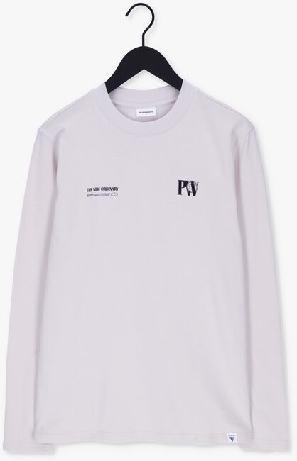 Gebroken wit PUREWHITE  CREWNECK JERSEY LONG SLEEVE WITH GRAPHIC PRINTS - large