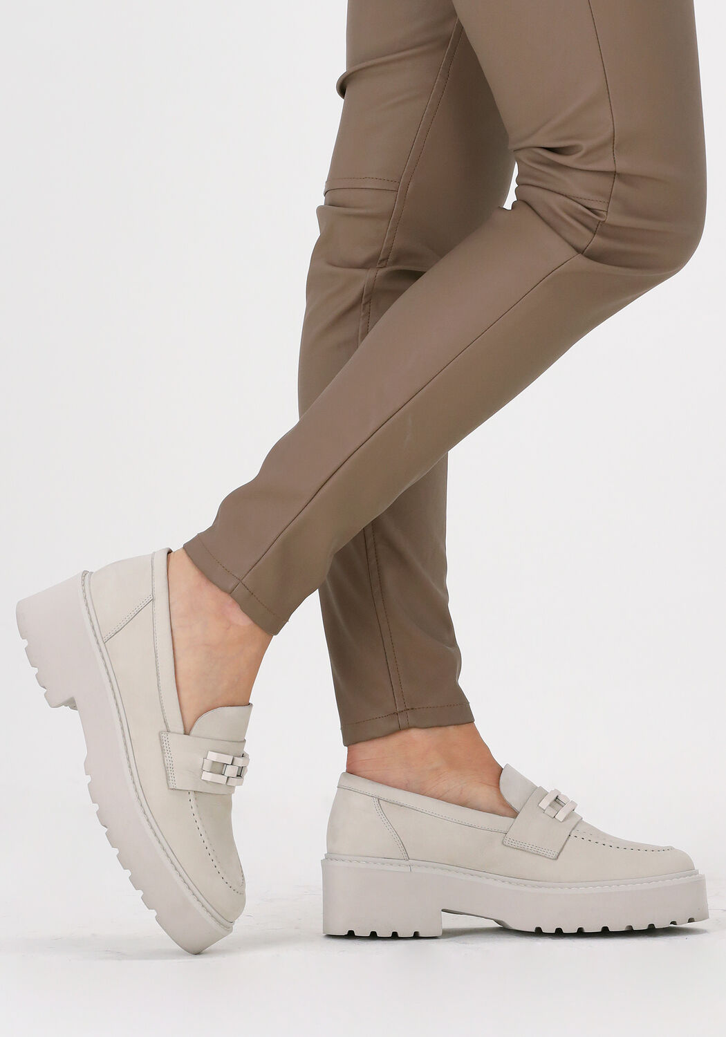 beige via vai loafers lois brake