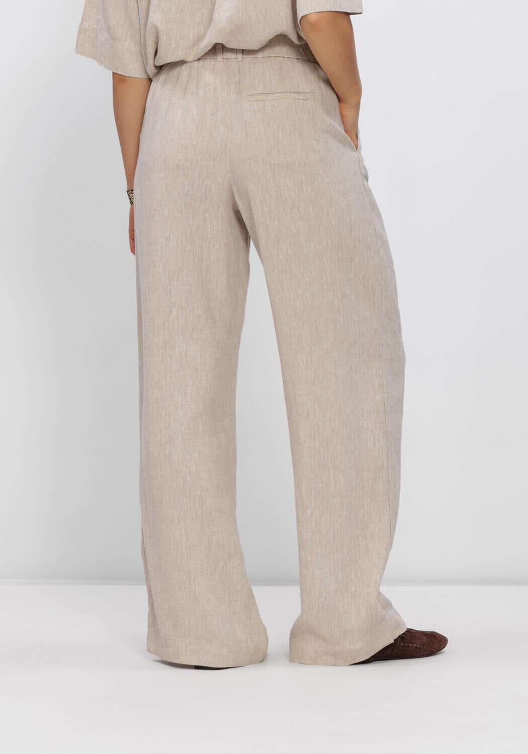 MSCH COPENHAGEN MSCHVIANA GINIA PLEAT PANTS Pantalons Sable - large