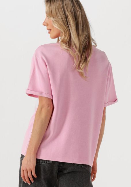 ALIX THE LABEL T-shirt LADIES KNITTED ALIX SHIRT en rose - large