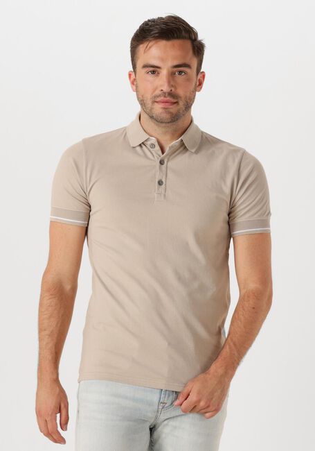 GENTI Polo POLO 3 BUTTON SS J2001-1212 en beige - large