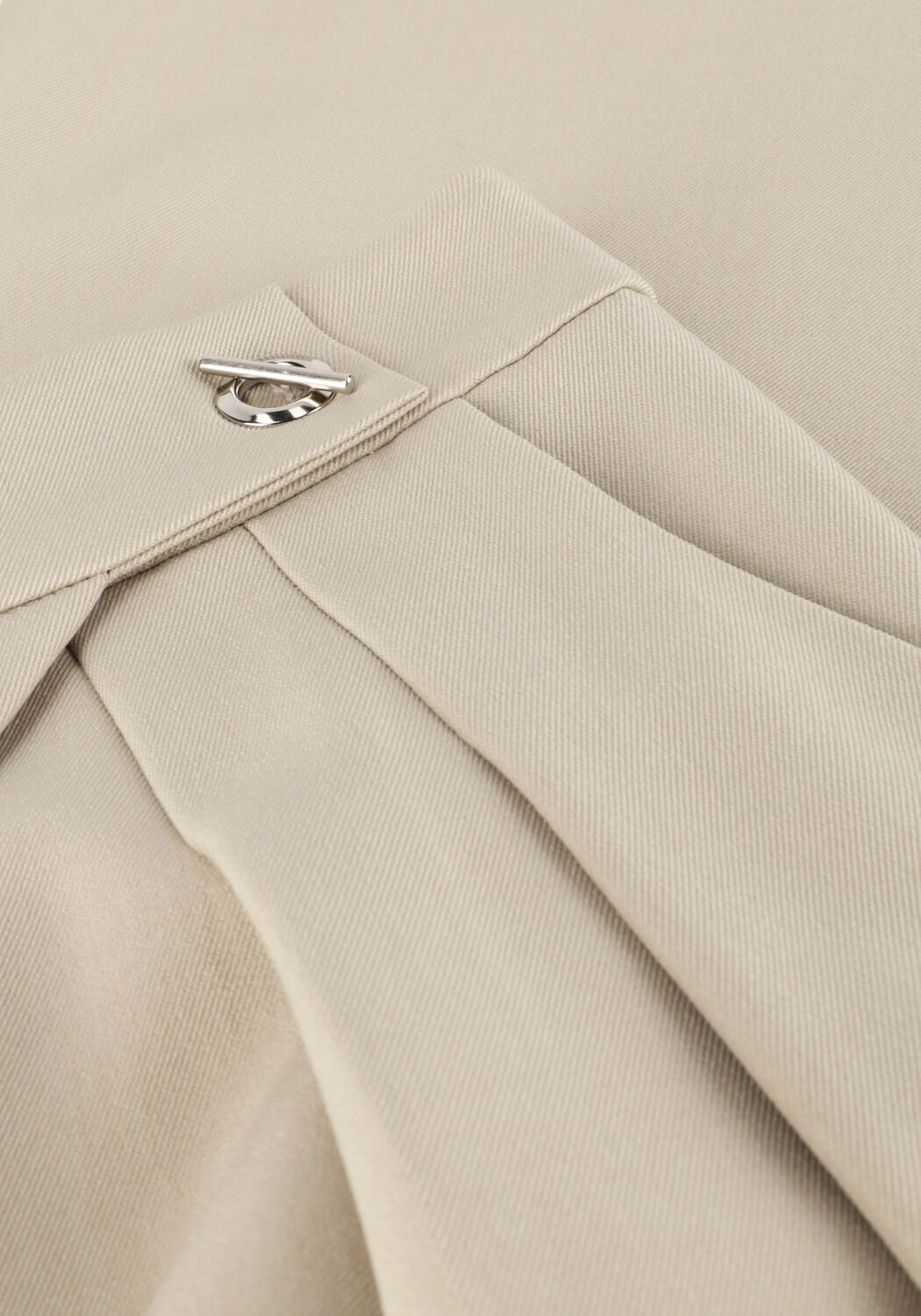 Beige NEO NOIR Wijde broek ZALKA EYELET PANTS - large