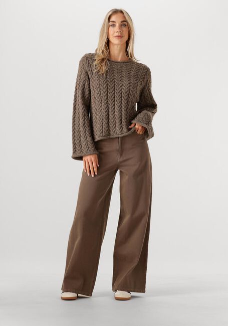 MODSTRÖM Pull KURTISMD O-NECK en marron - large