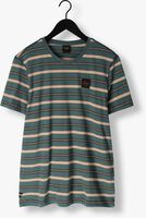 PME LEGEND T-shirt SHORT SLEEVE R-NECK YD STRIPE JERSEY en vert