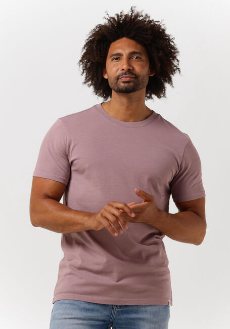 PUREWHITE T-shirt ORGANIC FABRIC T-SHIRT WITH TRAINGLE SELF FABRIC PATCH ON BACK Lilas - large