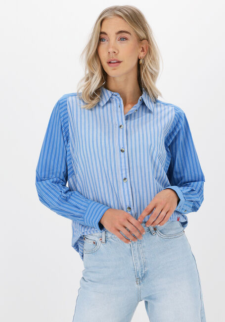 Lichtblauwe LEON & HARPER  CRUZ TC04 STRIPES - large