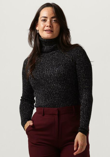 ACCESS Col roulé LUREX KNITTED TURTLENECK TOP en gris - large