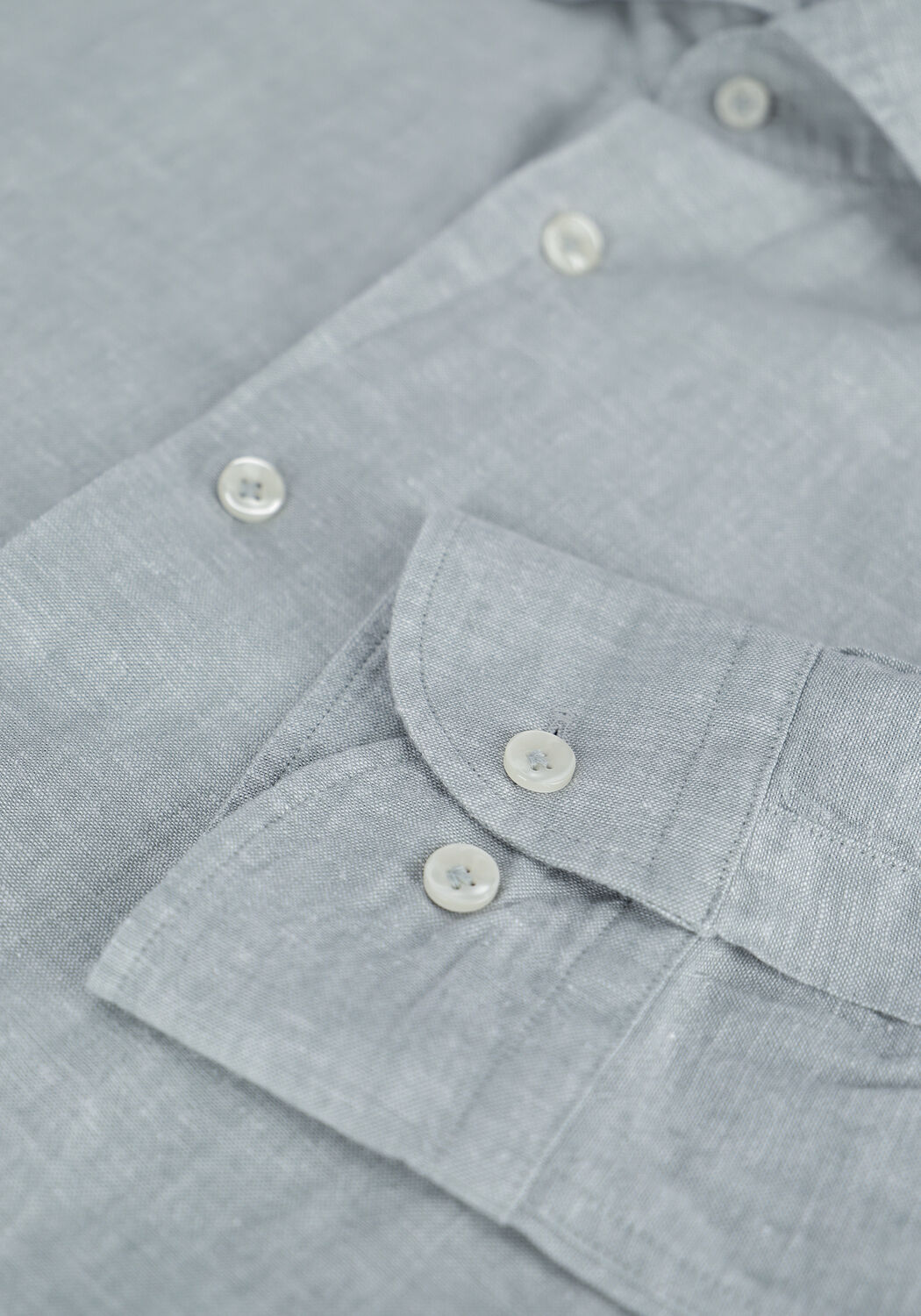 PROFUOMO Chemise d&eacute;contract&eacute; HARTGER W COTTON-LINNEN en vert - large