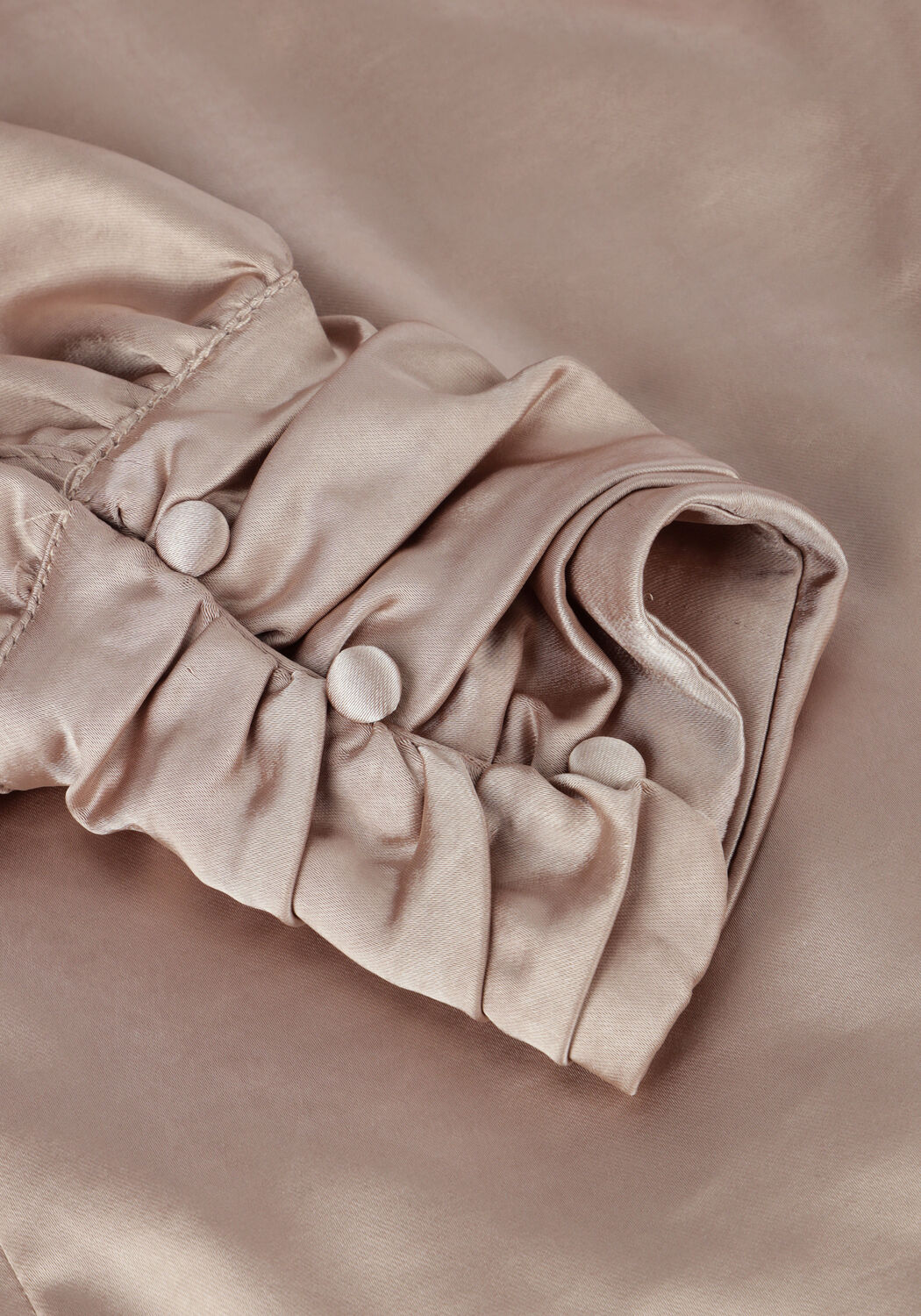 NOTRE-V Mini robe NV-DORIS SATIN DRESS en taupe - large