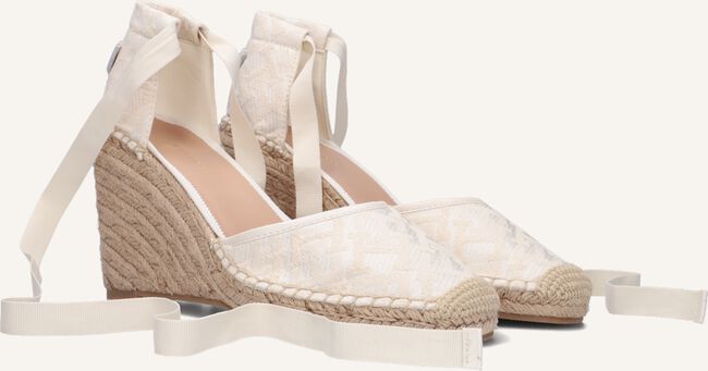 Witte TOMMY HILFIGER Espadrilles CLOSED TOE WEDGE MONOGRAM W Witte TOMMY HILFIGER Espadrilles CLOSED TOE WEDGE MONOGRAM W - large