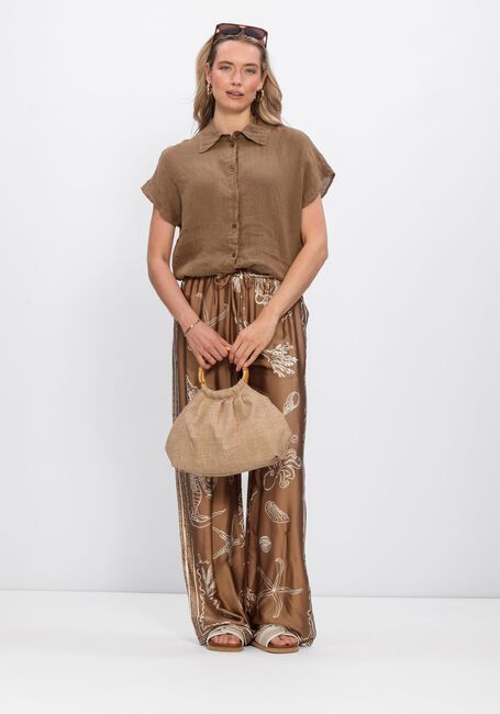 NUKUS JULIETTA TOP Blouses en taupe - large