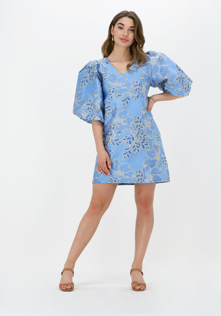 CO'COUTURE Mini robe YOYO JACQUARD DRESS en bleu - large