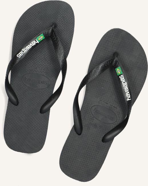Zwarte HAVAIANAS Slippers BRASIL LOGO Zwarte HAVAIANAS Slippers BRASIL LOGO - large