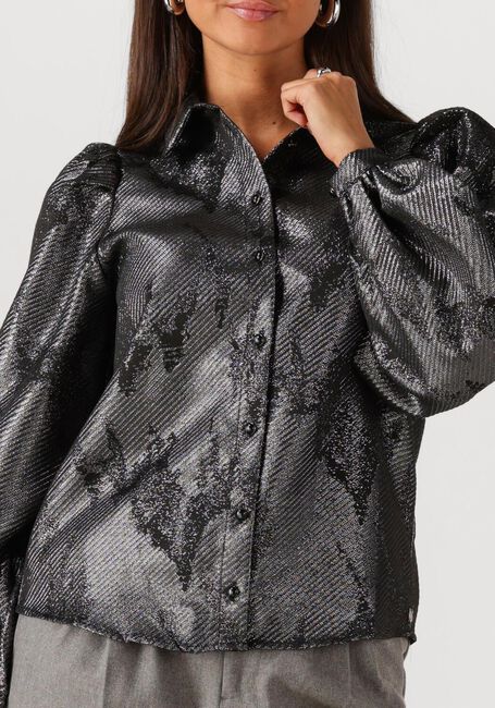 Zwarte NUKUS  LETTIE BLOUSE METALLIC - large