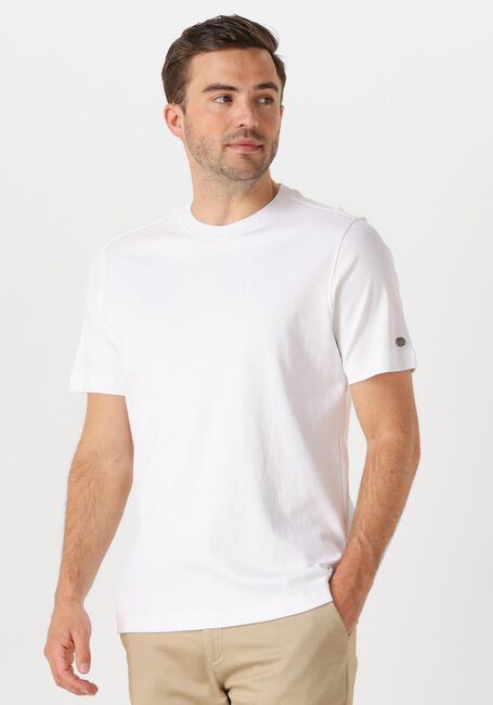 CAST IRON T-shirt CREWNECK REGULAR FIT INTERLOCK ESSENTIAL en blanc - large