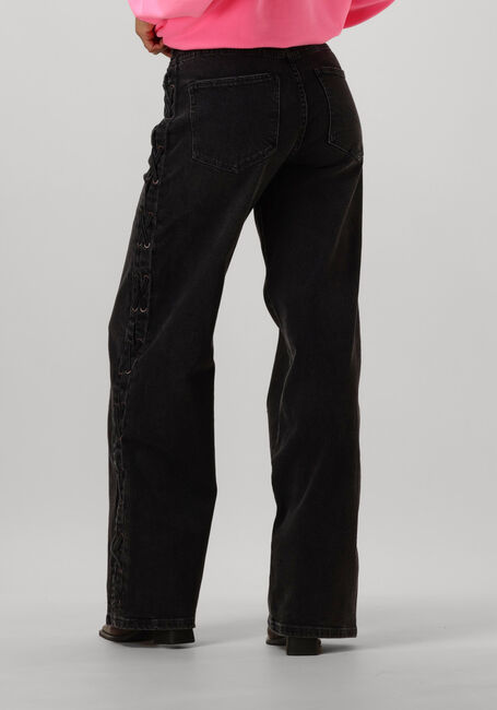 Zwarte CATWALK JUNKIE Wide jeans LOOSE FIT JEANS WITH LACE DETAIL - large