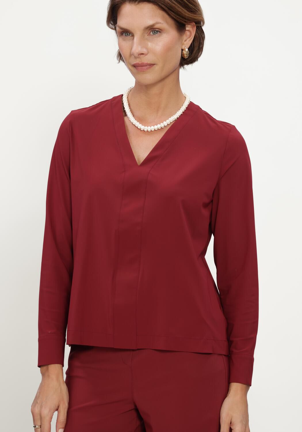 STUDIO ANNELOES Haut Ulla top Bordeaux - large