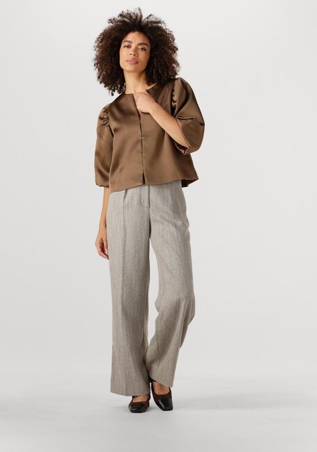 SECOND FEMALE PERLLA BLOUSE Blouses en marron - large